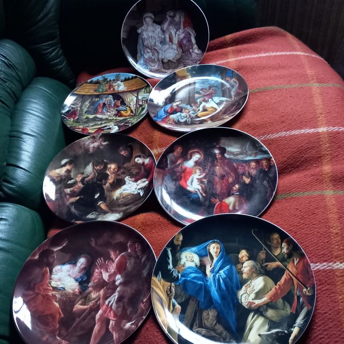 Pratos de Natal da Vista Alegre  1984 e outros