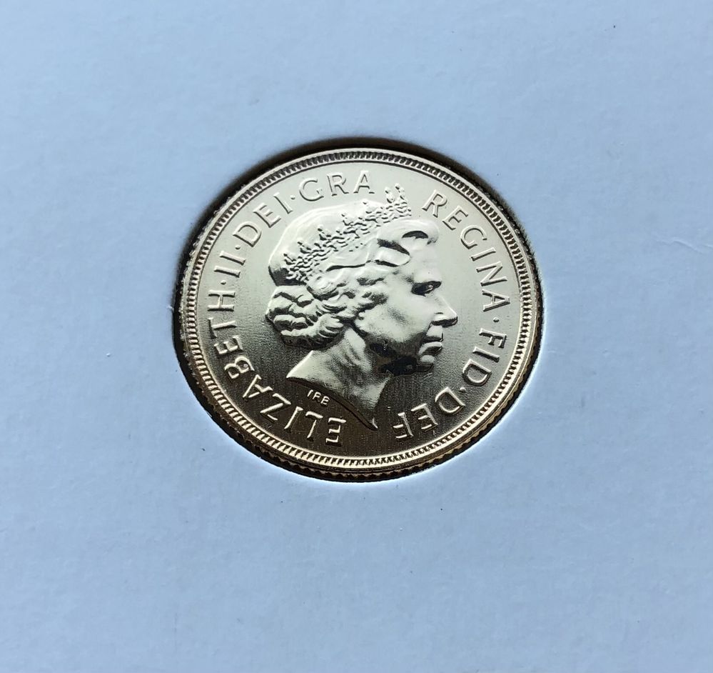 Moeda Libra de ouro 2008 (gold sovereign)
