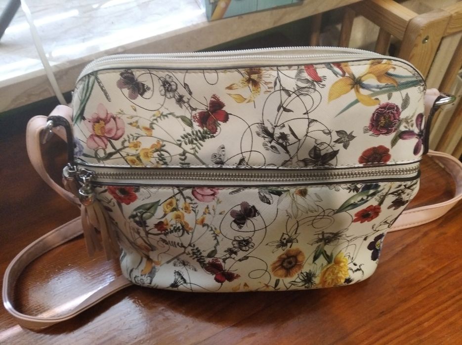 Torebka damska kwiaty