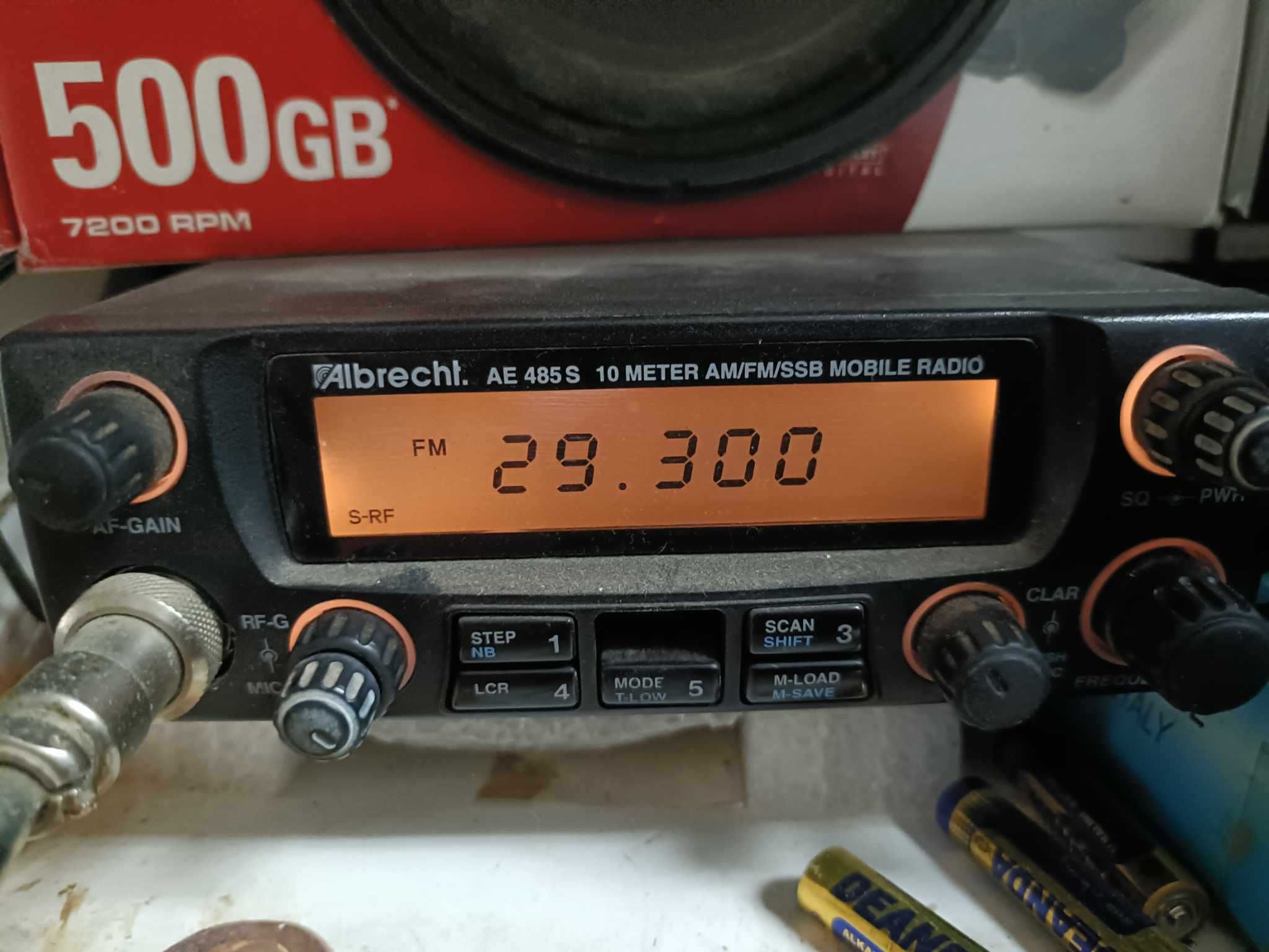 Estação CB radio Albretch, amplif RM300, medidor de estacionárias