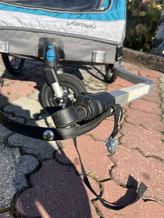 Przyczepka rowerowa QERIDOO SPORTREX2 plus mocowanie