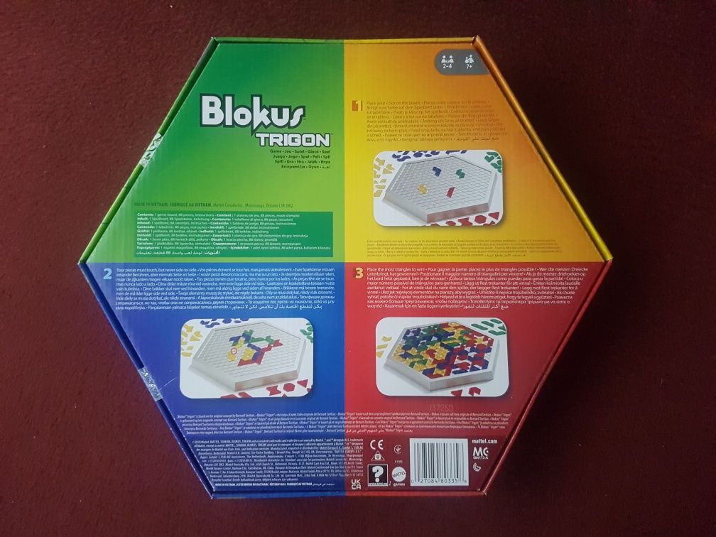 Blokus Trigon, gra planszowa, rodzinna, logiczna. Nowa