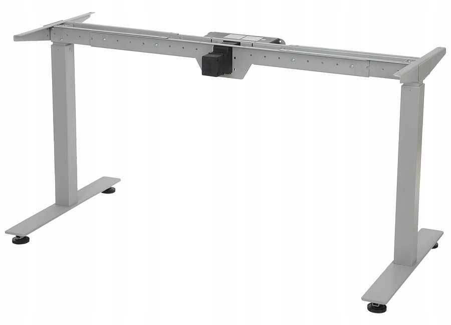 Stelaż elektryczny do biurka, regulacja wysokości, biały kolor