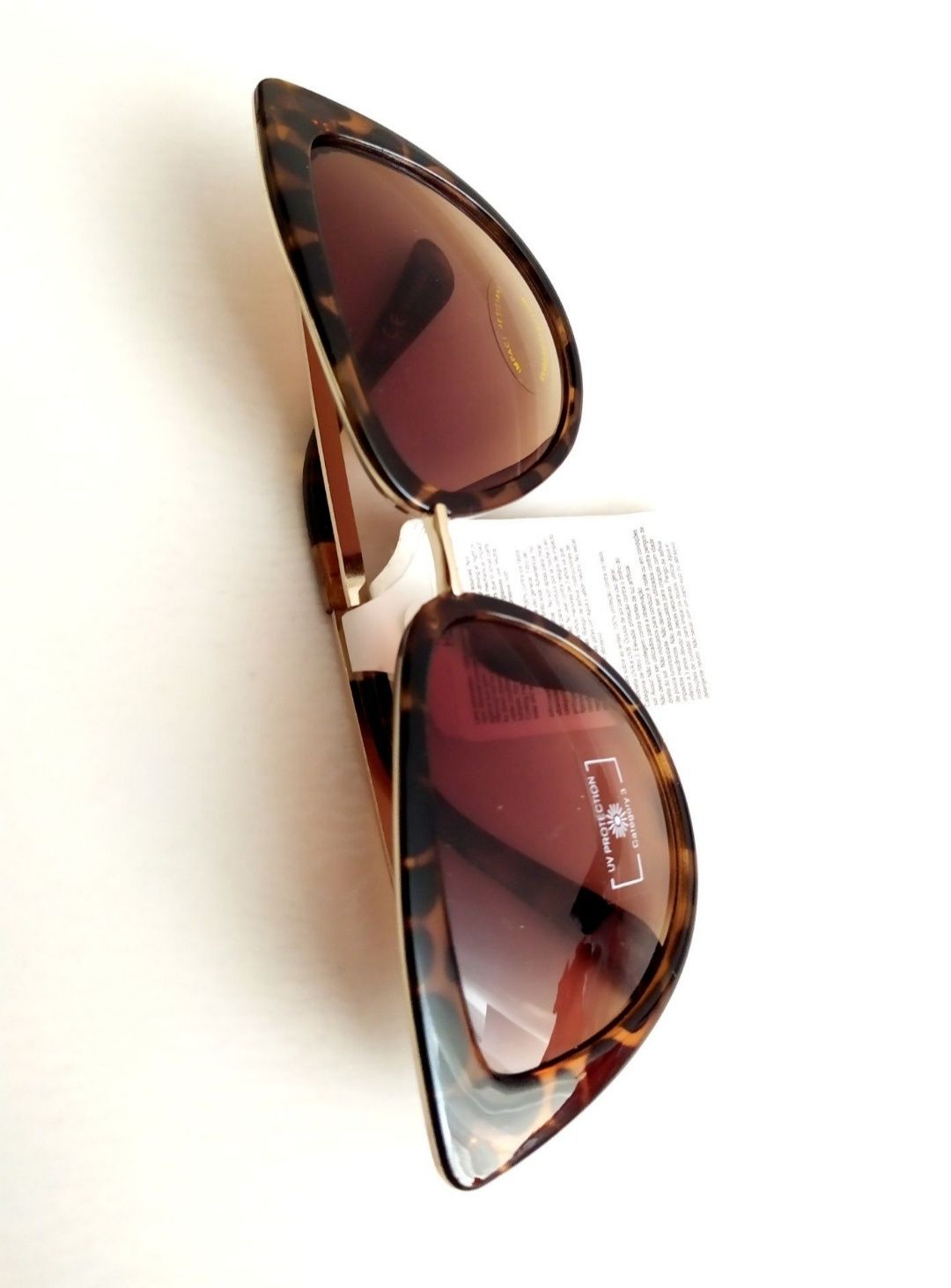 Очки от солнца Женские солнцезащитные очки Primark коричневые леопард