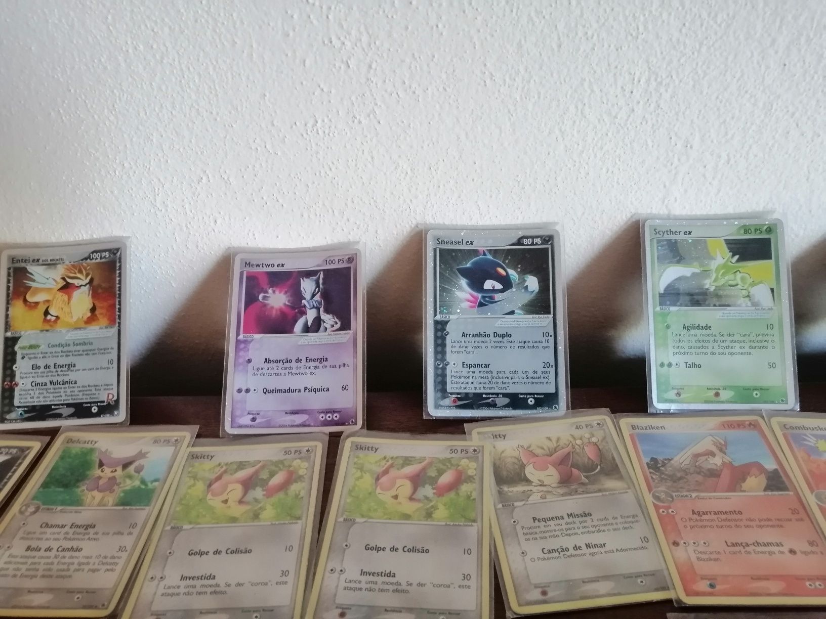 Cartas Pokemon antigas 2004 Evoluções