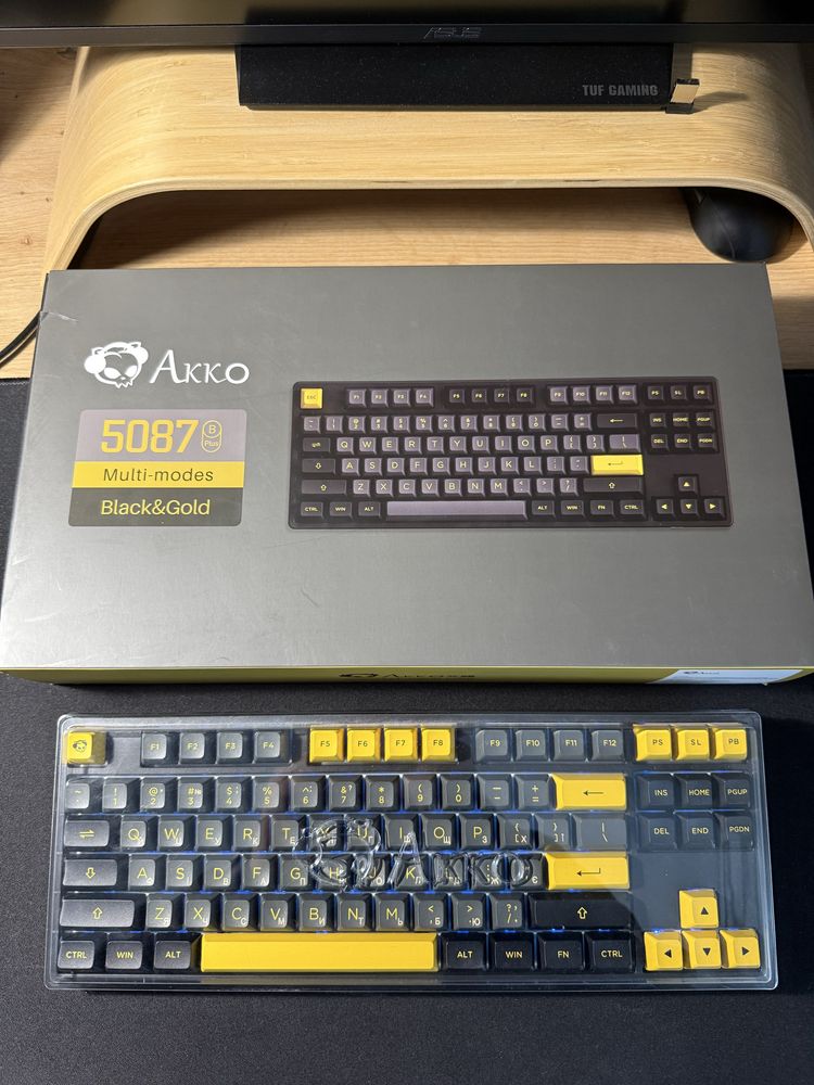 Akko 5087B Plus (custom) на Silver свічах