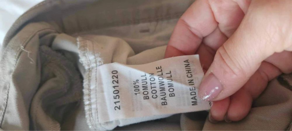 Krótkie letnie spodenki bawełniane Cubus 36 khaki szary