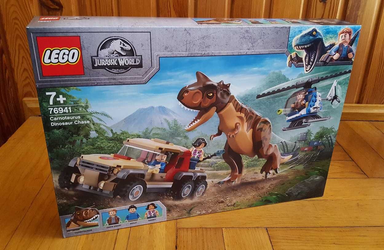 LEGO 76941 Jurassic World Pościg za karnotaurem - NOWE Wrocław !!!