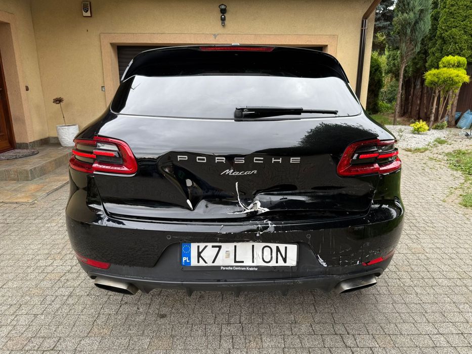 Porsche Macan 2018 2.0 252 km Uszkodzony do Lakierowania 4x4 Skóry OC