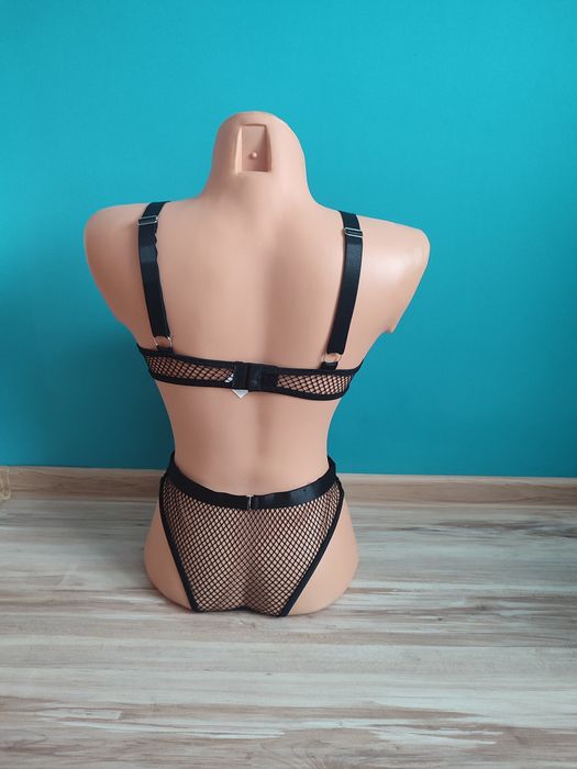 Body seksowne z siateczki nowe rozmiar S komplet bielizny