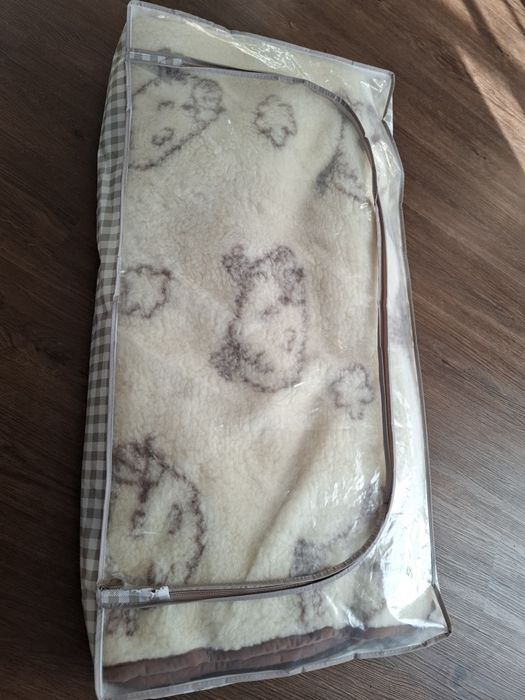 Koc ciepły wełna owcza