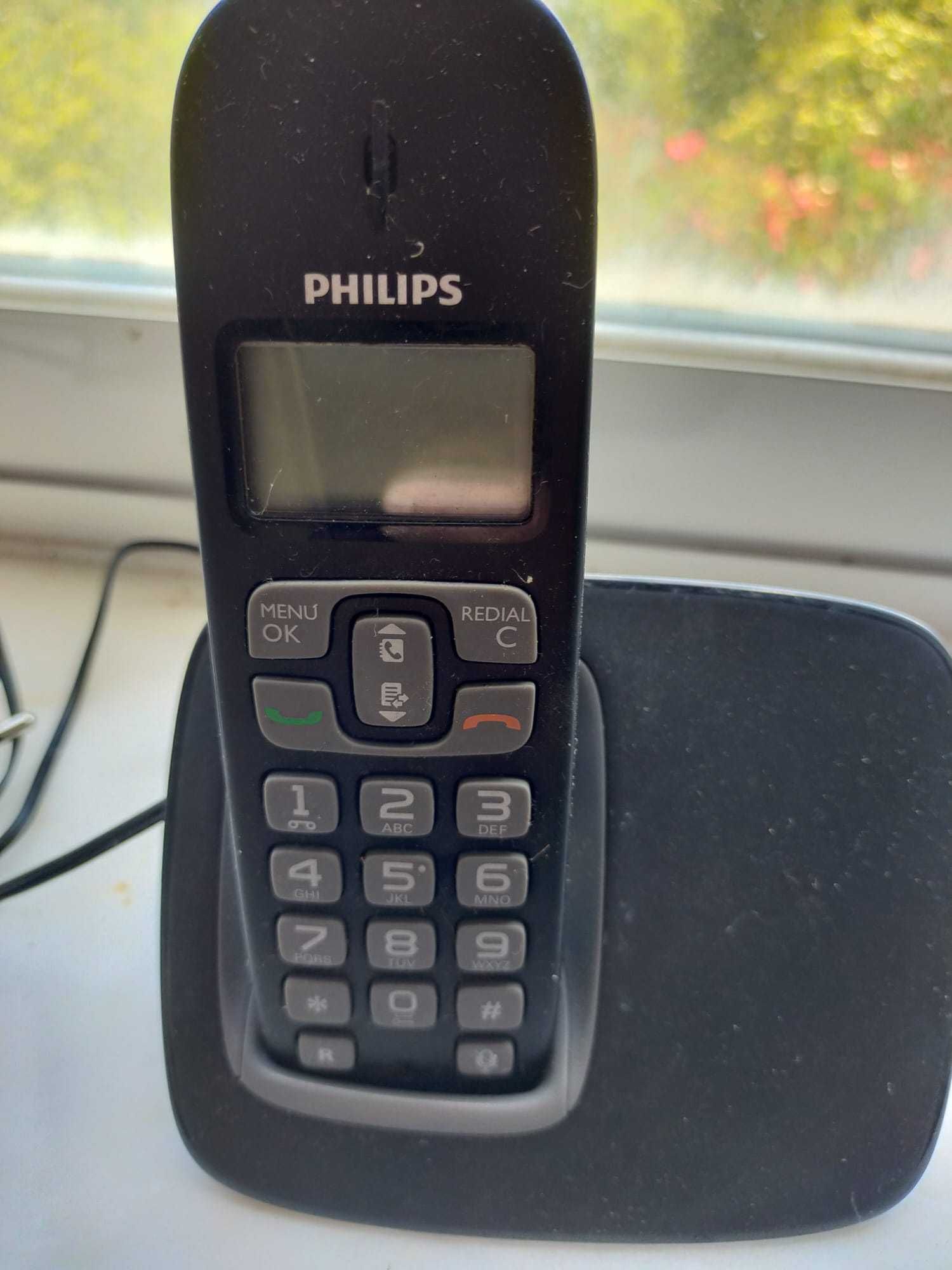 Telefone Philips Linha Fixa Portátil