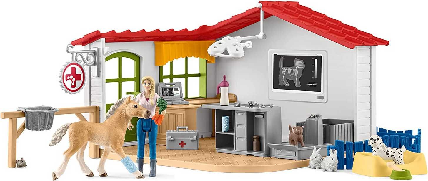 Schleich 42502 Klinika Weterynaryjna Ze Zwierzętami