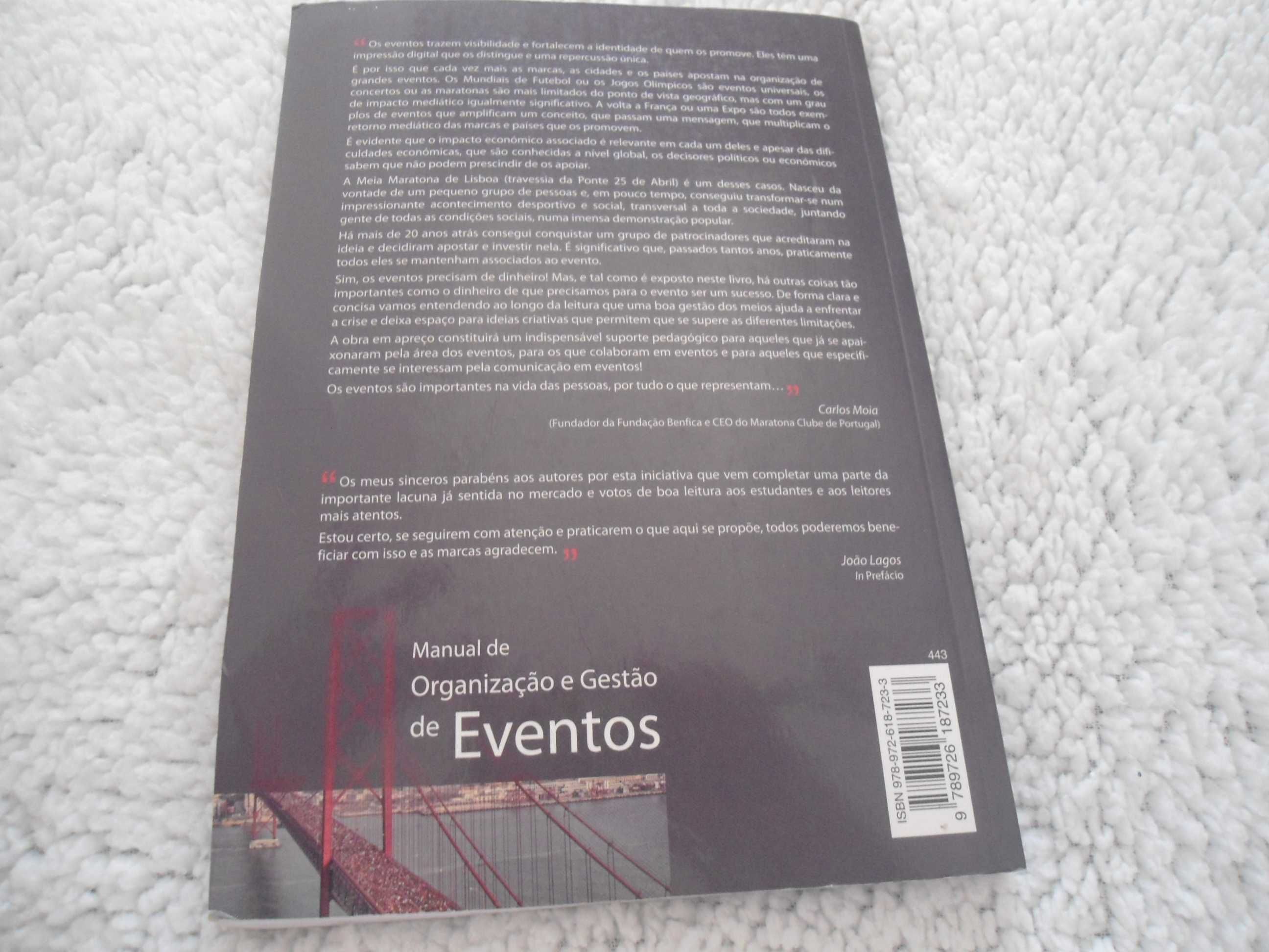 Manual de organização e Gestão de Eventos - Ana M. Isidoro e outros