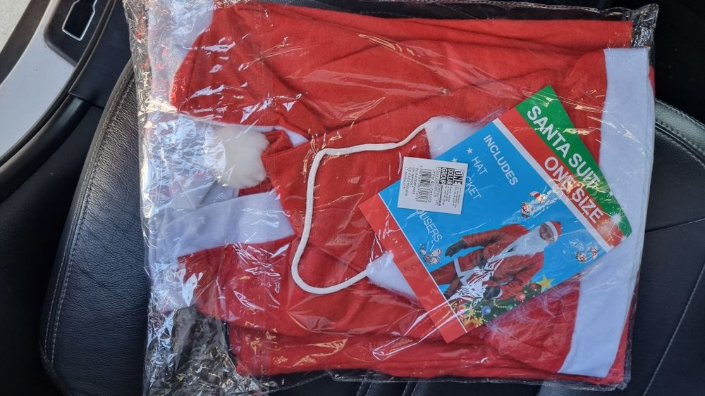 Strój przebrania mikołaj