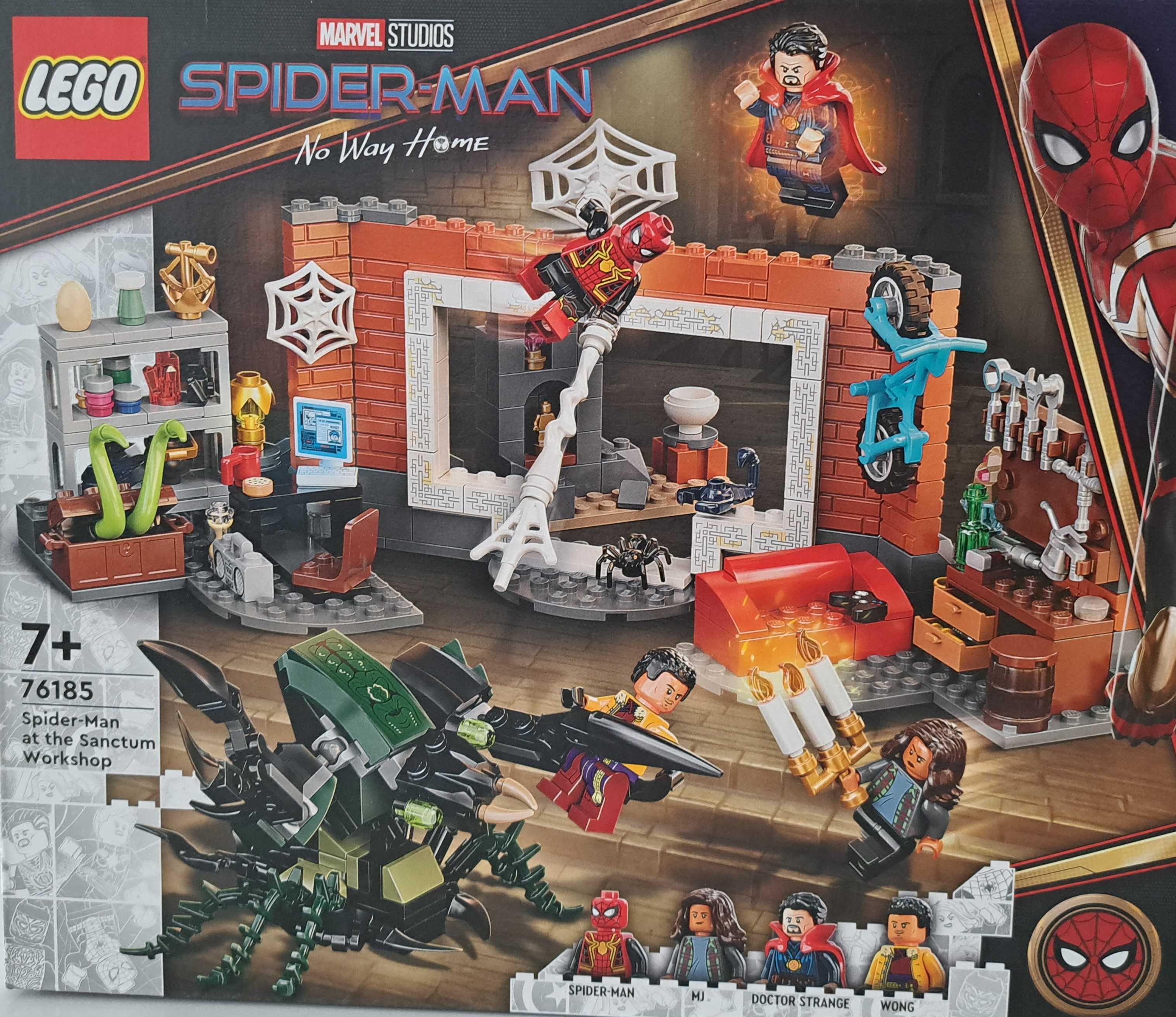 Lego SpiderMan No Way Home Spider-Man at the Sanctum Workshop 76185