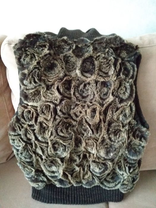 Меховая жилетка натуральная