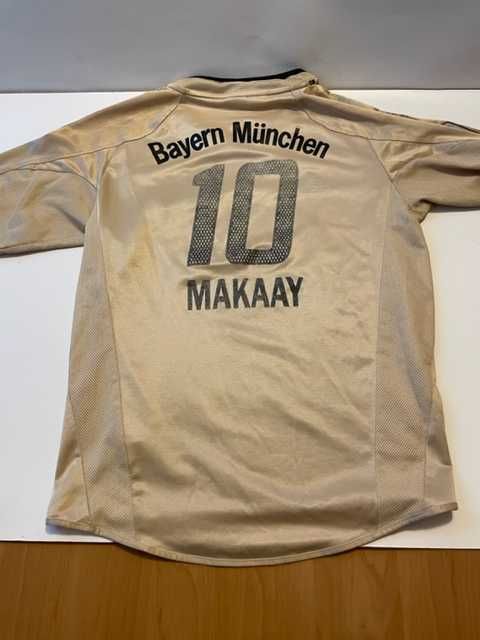Koszulka piłkarska Bayern Monachium Adidas L młodzieżowa #10 Makaay