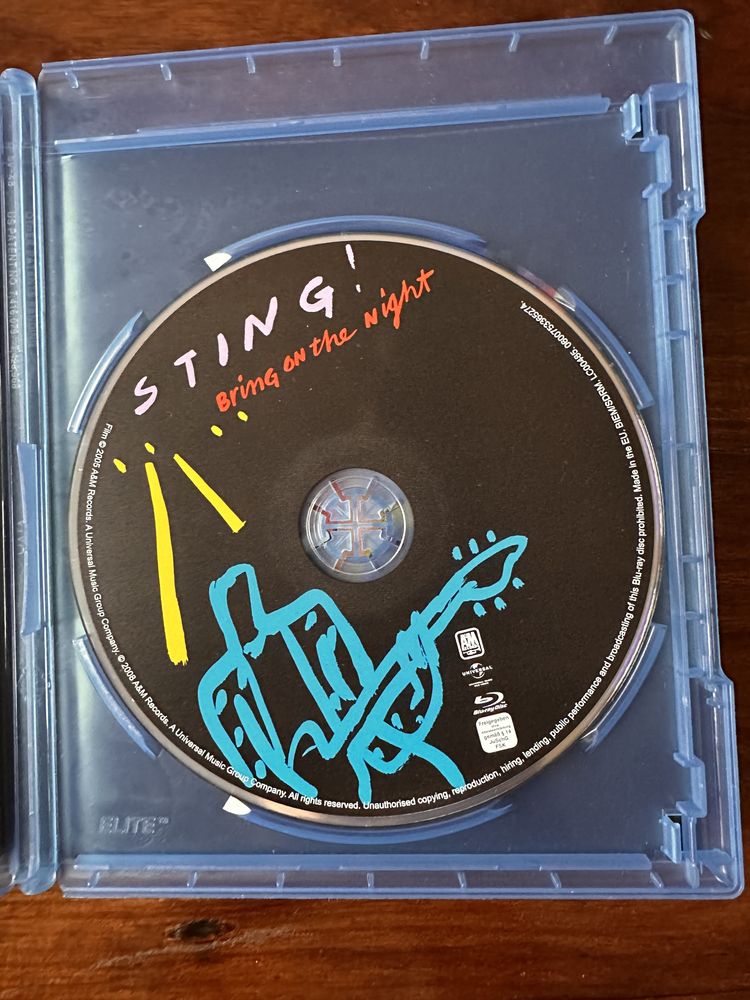 Sting. Bring On The Night. Blu-ray Disc