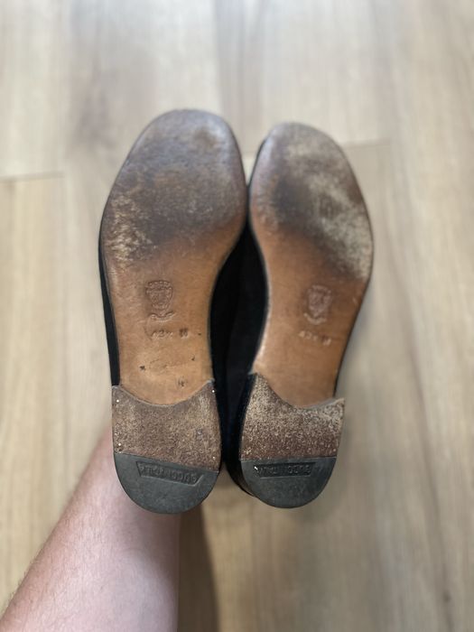 Vintage buty loafersy mokasyny Gucci z lat 80s 90s