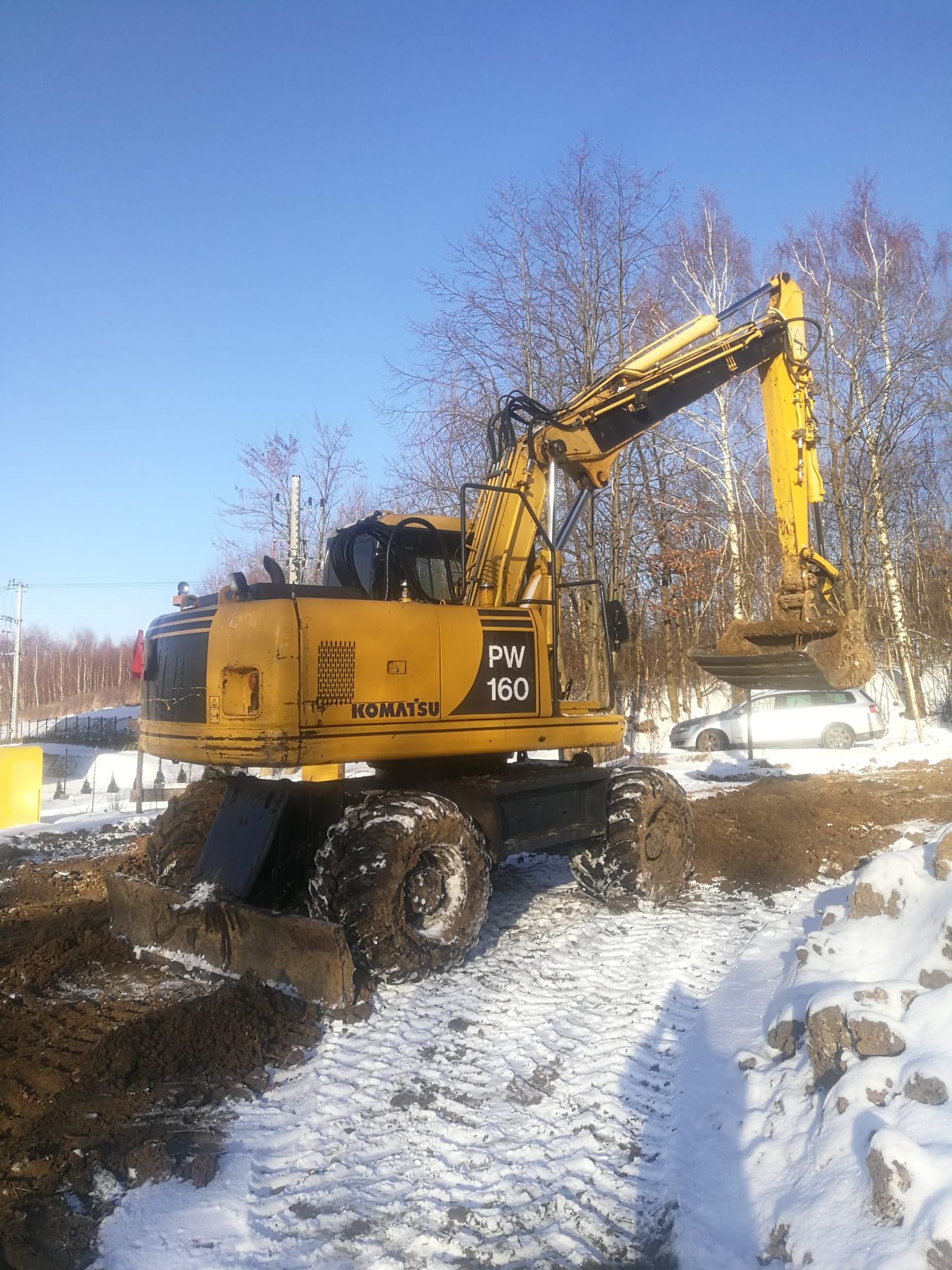 Koparka kołowa komatsu PW 160