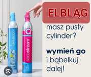 Wymiana butli co2 soda stream, sodastream quick connect Elbląg
20 zł