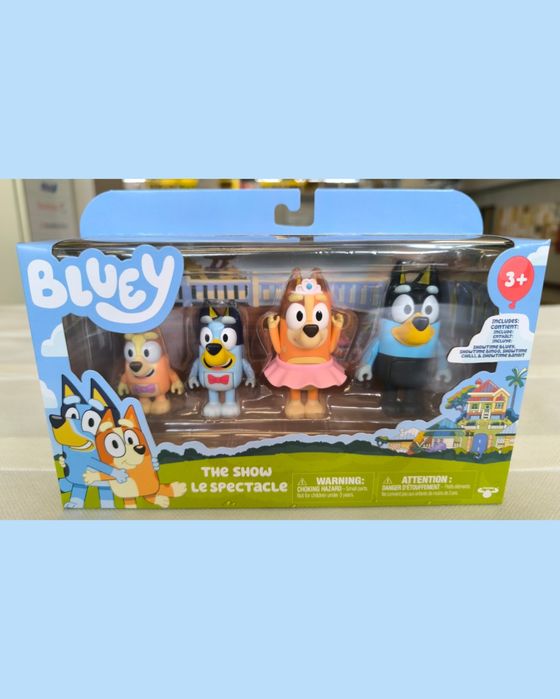 Bluey - The Show! Figuras da Família Bluey