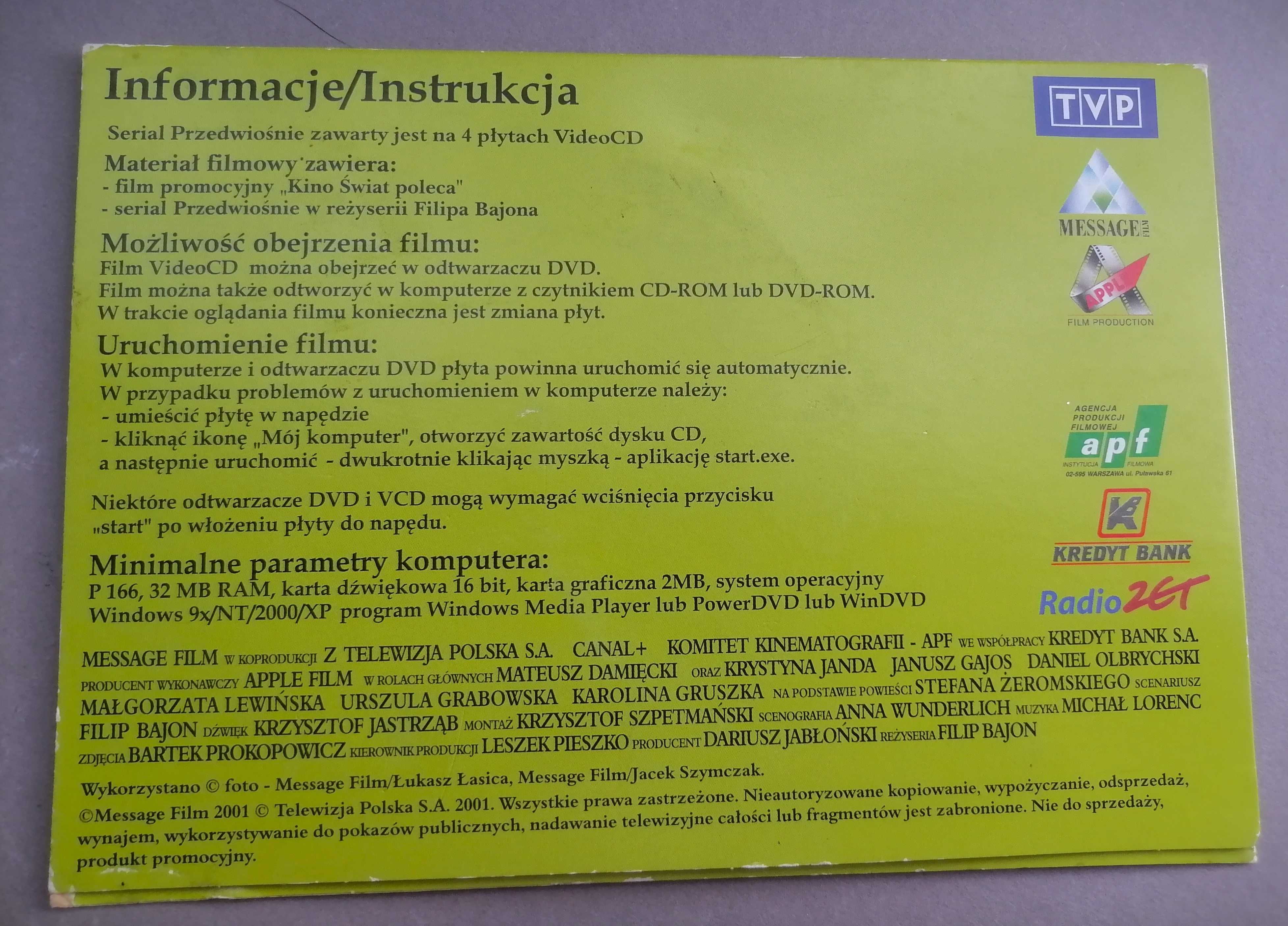 Przedwiośnie - 4x VCD