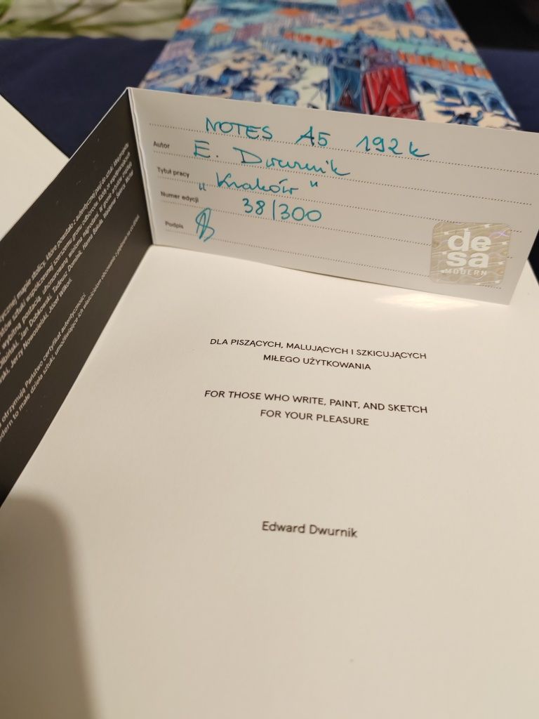 Edward Dwurnik - Notes A5 192k "Kraków"