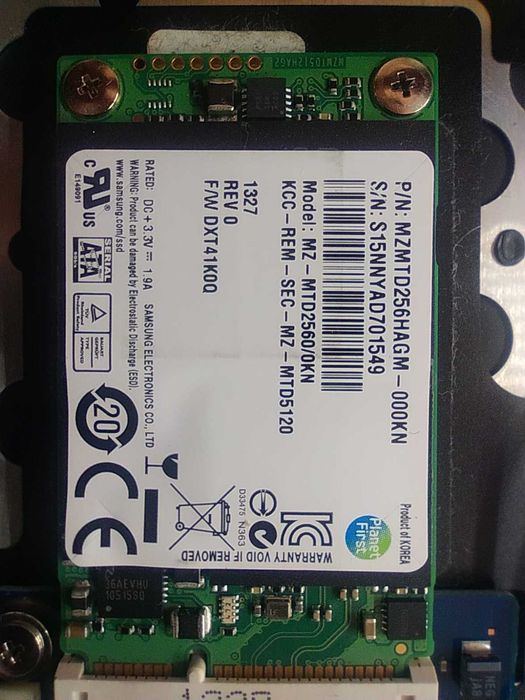 Disco PCIe 256GB Samsung