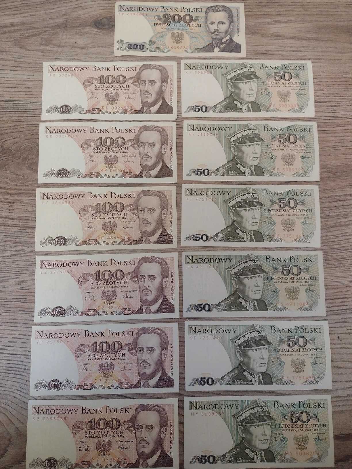Stare banknoty z czasów PRL