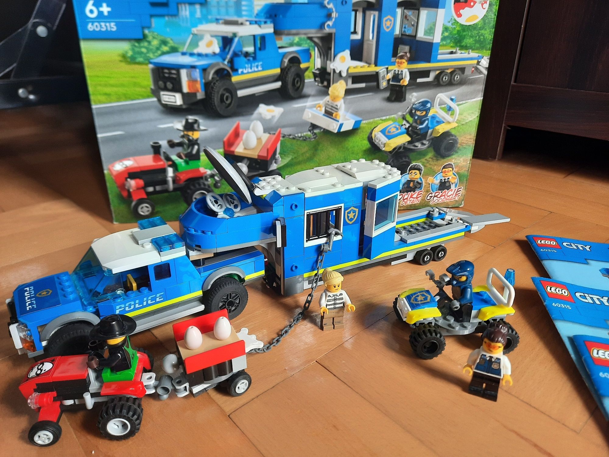 lego city 60315 mobilne centrum dowodzenia Policji wiek 6 plus