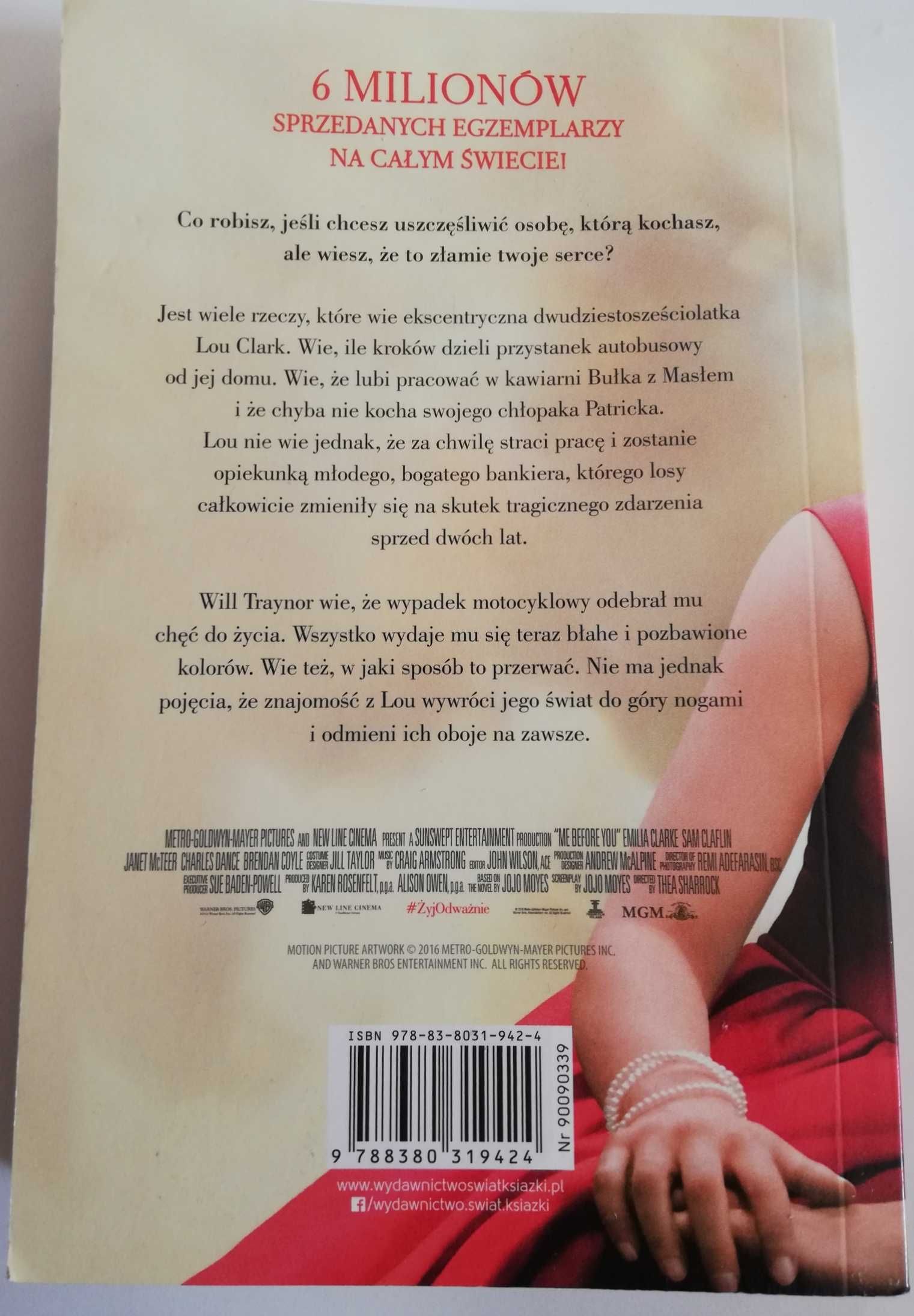 Zanim się pojawiłeś książka Jojo Moyes Romans