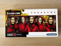 Puzzle - dom z papieru 1000 panorama 98 x 33 cm
