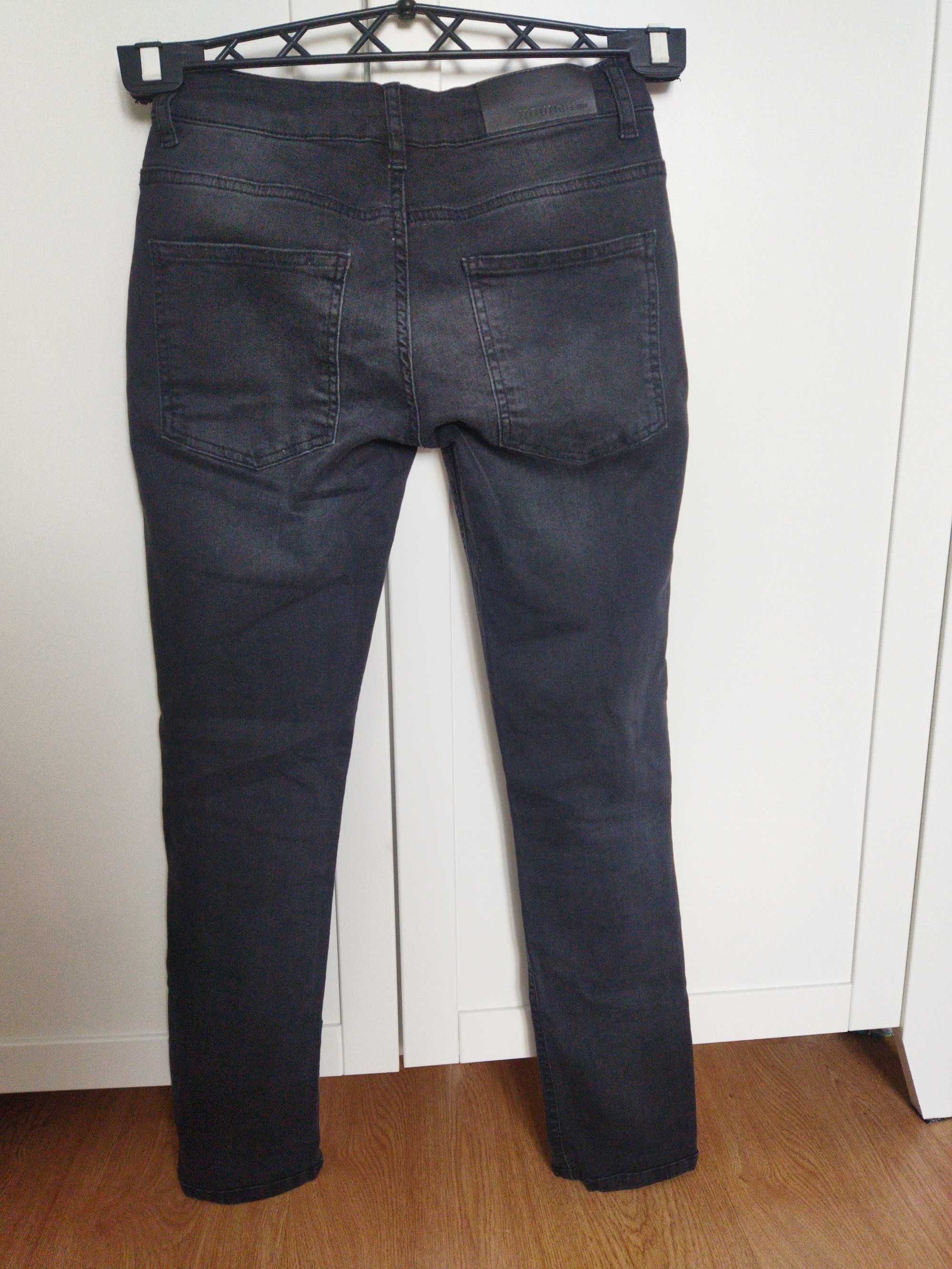 Spodnie Hound jeans r. XS/34 k.czarny.