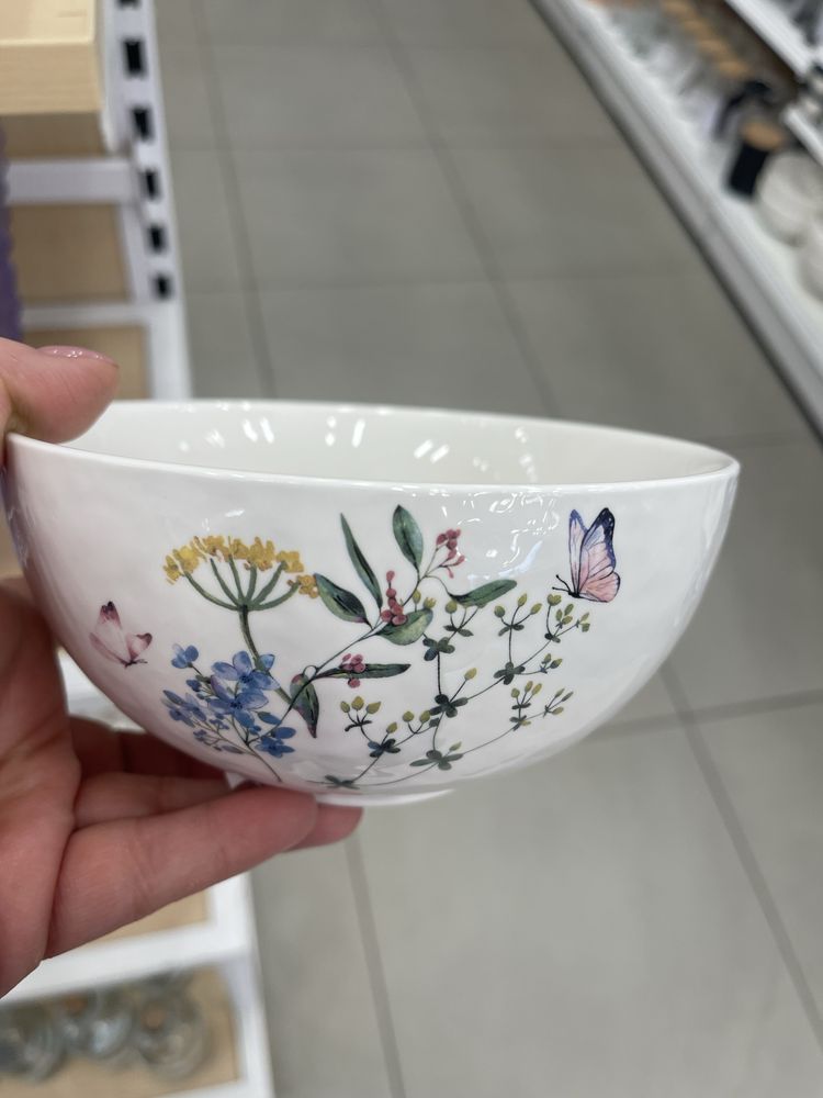 Посуд  керамічний з квітами