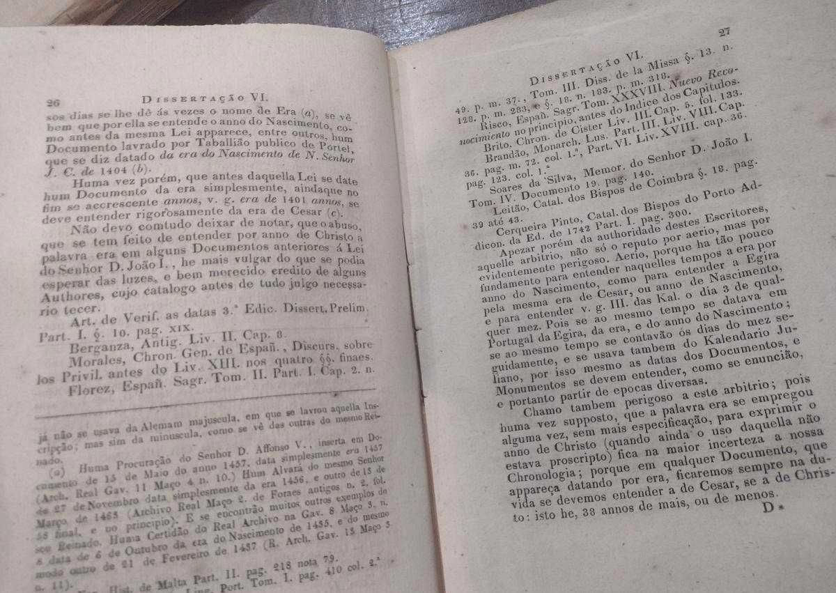 Dissertações Chronologicas e Criticas 1857