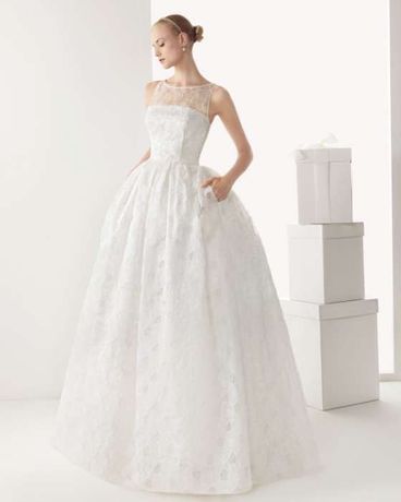 Vestido de noiva Rosa Clará coleção 2013