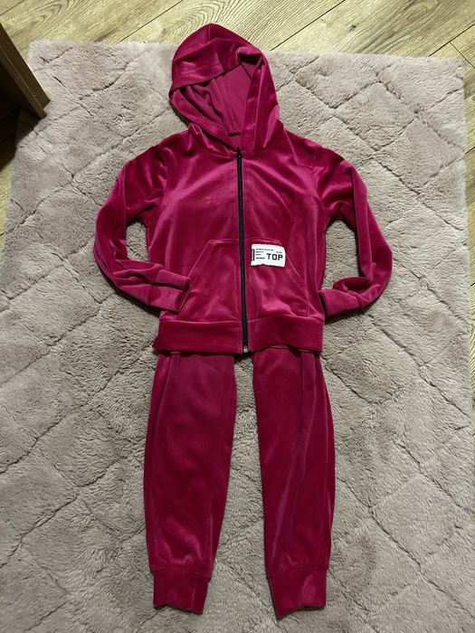 Dres welurowy dla dziewczynki