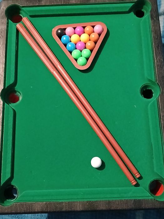 Snooker pequeno para brincar