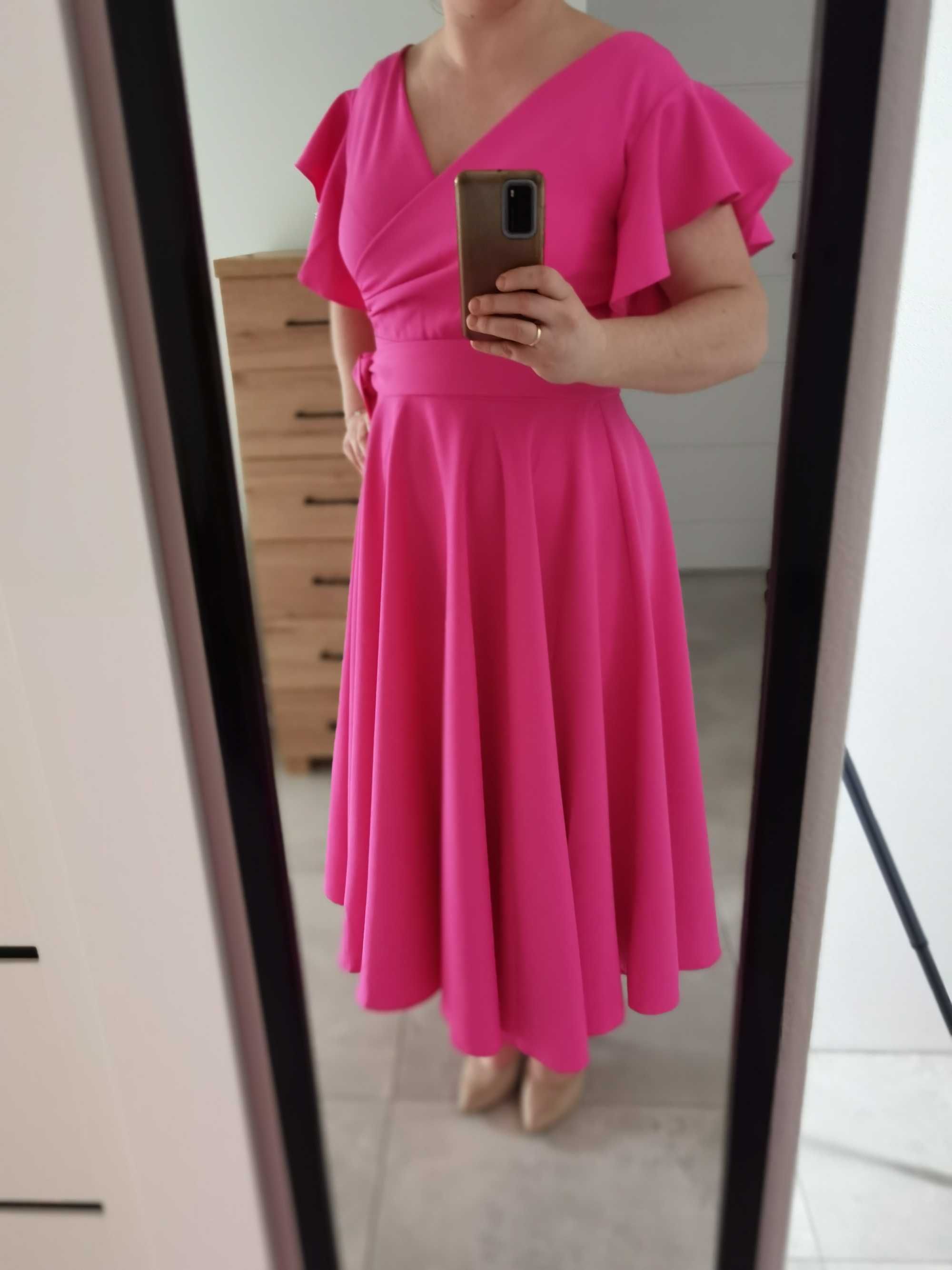 Sukienka barbie pink