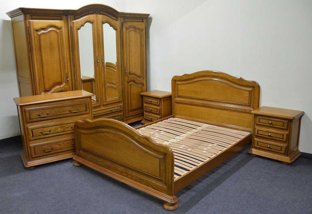 Meble sypialniane / łóżko-szafa-szafki-nocne-komoda