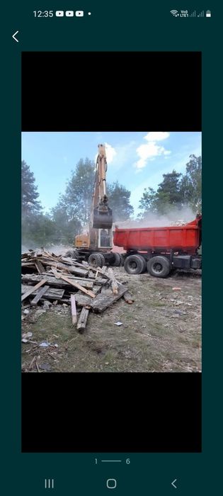 Rozbiórki wyburzenia Wywóz gruzu.