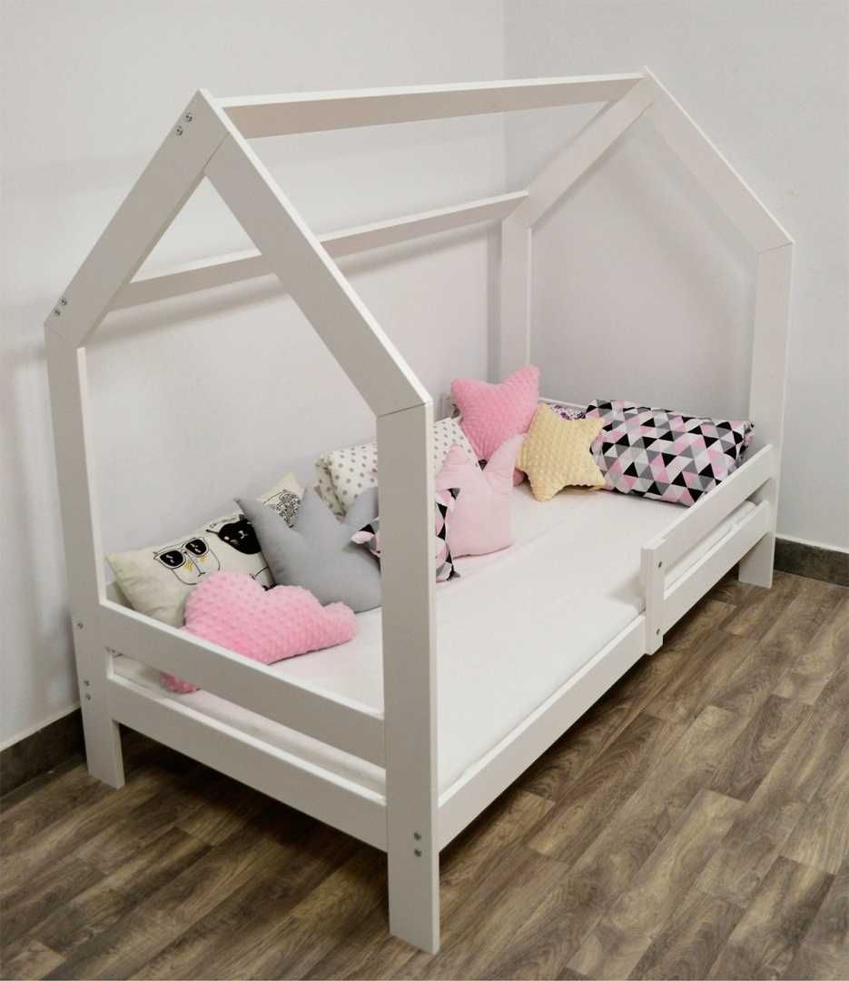Łóżko dla dzieci lozko dziecka SOSNA DREWNIANE zestaw materac chłopca