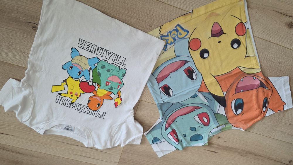 Bluzka bluzeczka koszulka Primark r.104 Pokemon