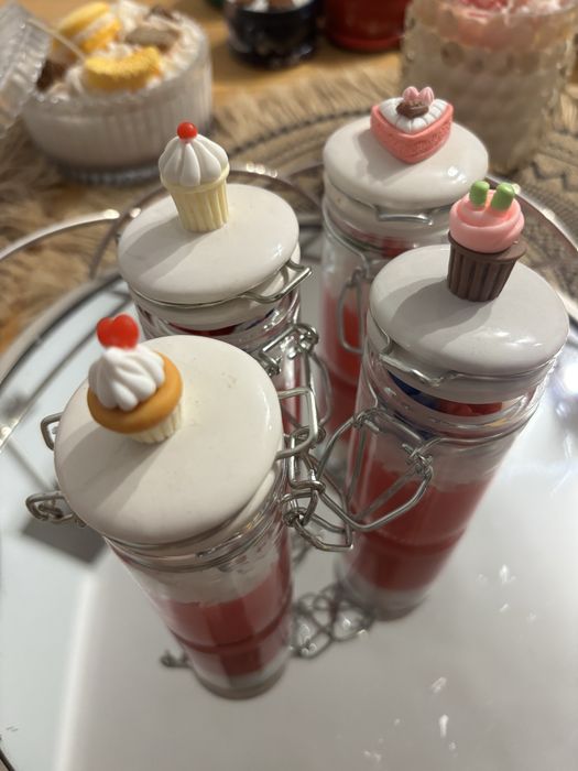 Owocowe świeczki sojowe, 4 sztuki