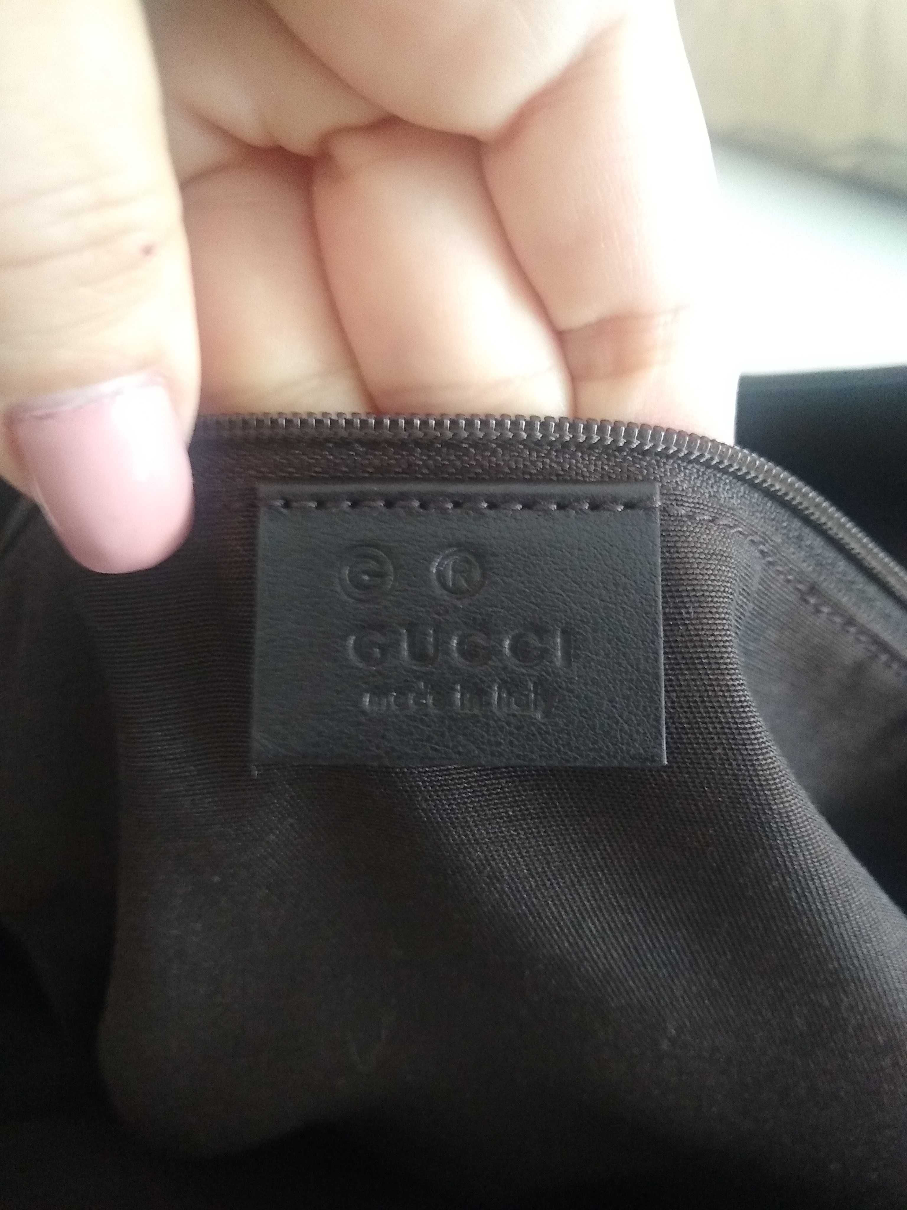 Mala linda castanha original da gucci