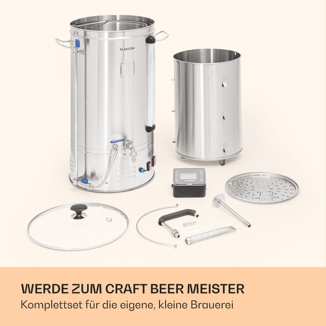 Німецька пивоварня Brauheld Smart 45L,2500W, 100°C пивоварка -30%