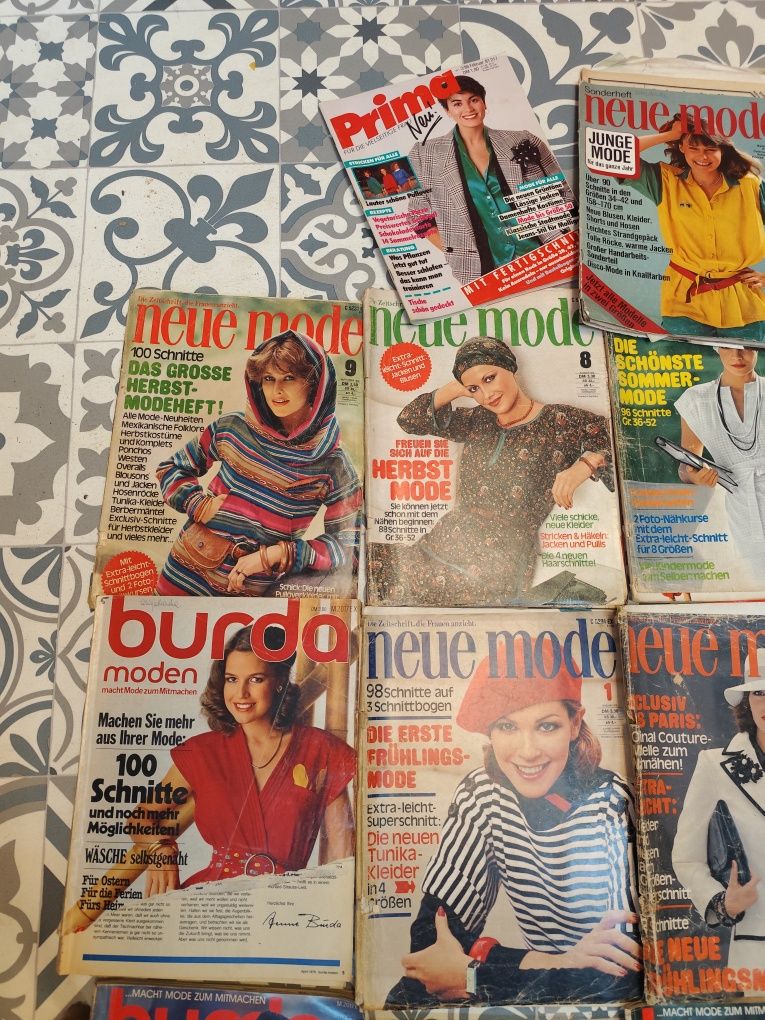 Czasopisma Burda i różne inne