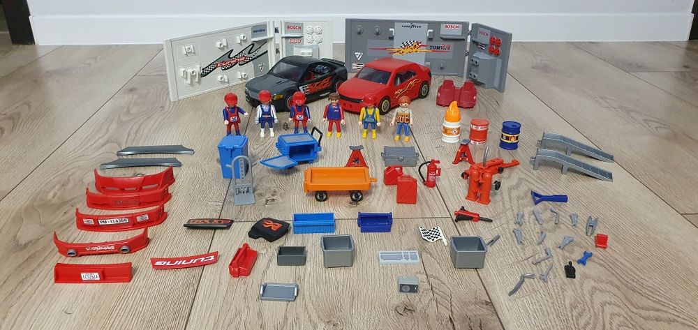 Playmobil serwis samochodowy tuning